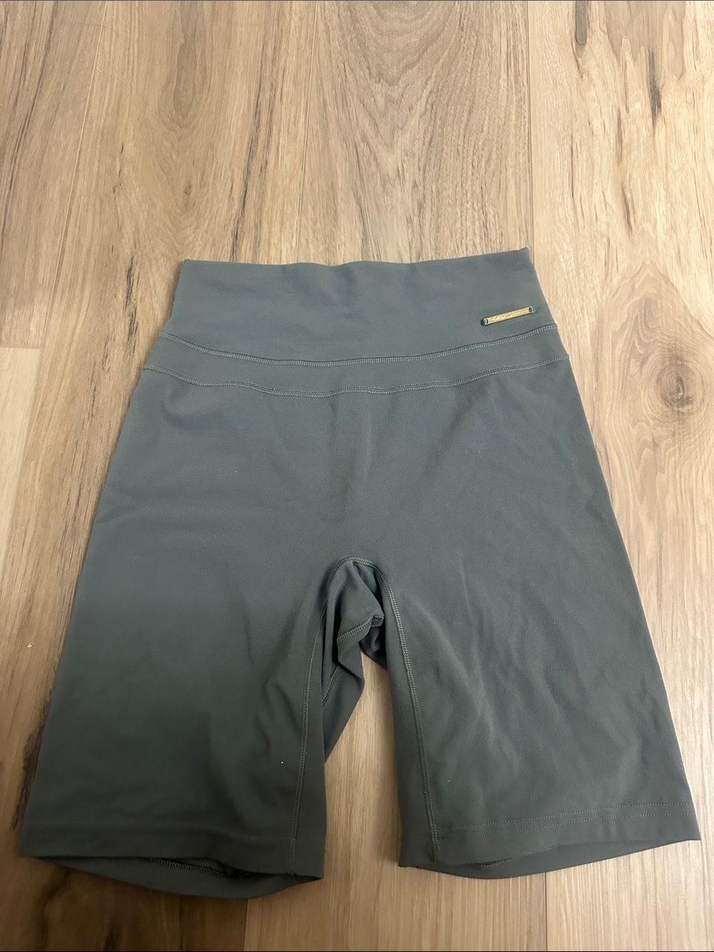 Gray Kids Active Bike Shorts